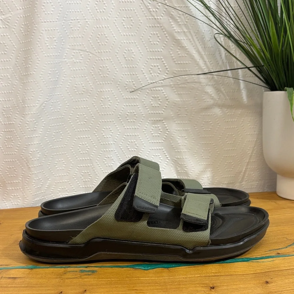 Birkenstock Atacama Men Birko-Flor Futura Khaki Green Black - Picture 2 of 12
